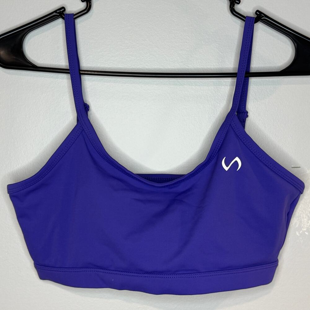 TLF purple sports bra size large